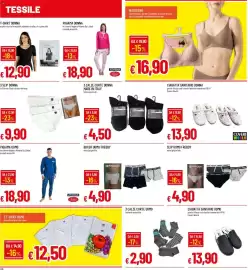 Volantino Galassia Pagina 26: 3 Slip Donna in Cotone Elasticizzato Norway €9,90, Ciabatta sanitario donna Coveri World €13,90