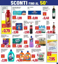Volantino Galassia superstore Pagina 3: Acqua naturale frizzante Levissima €0,99