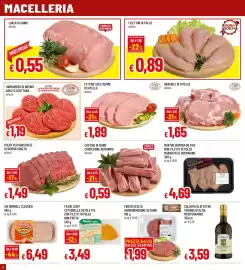 Volantino Galassia superstore Pagina 6: Hamburger di bovino adulto Scottona €1,19, Fettine sceltissime di vitello €1,89