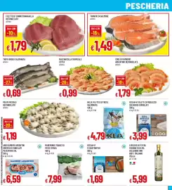Volantino Galassia superstore Pagina 7: Filetti di merluzzo selvaggio €3,99, Filetto di tonno pinnagialla €1,79