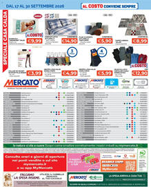 Volantino Mercatò Pagina 20: Plaid e coperte in flanella tinta unita €5,90, Completi letto in flanella CasaXcasa €14,90