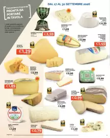 Volantino Mercatò Pagina 2: La Tuma d'Martiniana Val Form €0,99, Pecorino Dop Galluradoro €1,89