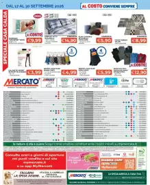 Volantino Mercatò Pagina 20: Plaid e coperte in flanella tinta unita €5,90, Completi letto in flanella CasaXcasa €14,90