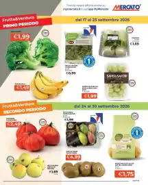 Volantino Mercatò Pagina 5: Broccolletti €1,99, Fichi d'India Saper di Sapori €1,99
