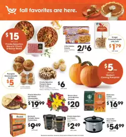 Fry's weekly ad week 38 Page 11: Kroger caramel apple with nuts €1,79, Little Debbie Snacks €6,00