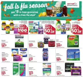 Giant Eagle weekly ad week 38 Page 7: Allegra Nasacort Xyzal €19,99