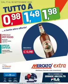 Volantino Mercatò Extra Pagina 1: Birra Moretti €0,98