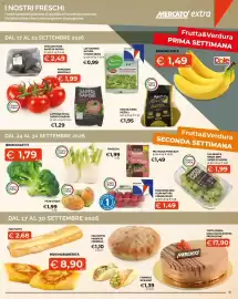 Volantino Mercatò Extra Pagina 11: Pan soffio panificio cremona €1,10, Lattughino Natura Chiama Selex €0,99