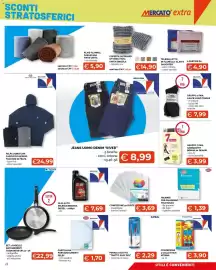 Volantino Mercatò Extra Pagina 23: Penna a scatto Tratto Easy Gel €2,29, Buste plastificate Riposta €3,69