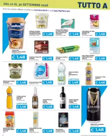 Volantino Mercatò Extra Pagina 4: Acqua naturale Vera €1,48, Pasta fresca ripiena sfogliavelo rana €1,48