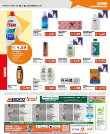 Volantino Mercatò Local Pagina 12: Balsamo Garnier Ultra Dolce €1,89, Deodorante spray sex unisex Intesa €2,29