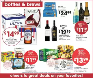 Smith's weekly ad week 38 Page 12: Angry Orchard, Twisted Tea or Stella Artois €11,99