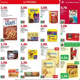 Volantino Basko Pagina 19: Barrette fitness protein Nestlé €1,79, Barrette maxi choco Nesquik Nestlé €1,49