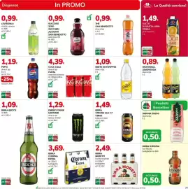 Volantino Basko Pagina 25: Coca Cola €4,39, Birra strong ale 7,7 Ceres €1,49