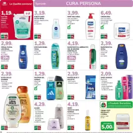 Volantino Basko Pagina 28: Bagnodoccia Nivea creme care €2,39, Bagnodoccia abbraccio gel in mousse borotalco €4,19