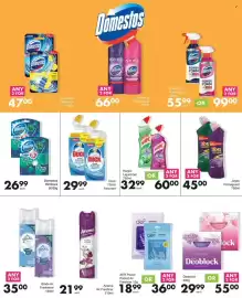 Save catalogue Page 47: Duck Deep Action Gel Assorted €29,99, Domestos Rimblock €26,99