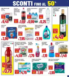 Volantino Famila Pagina 3: Kimbo Aroma Italiano €6,49, Levissima acqua naturale frizzante €0,99