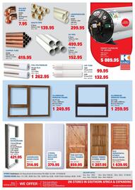 Cashbuild catalogue week 38 Page 2: ALUMINIUM WINDOW FRAME €1.259,95, ALUMINIUM WINDOW FRAME €1.249,95