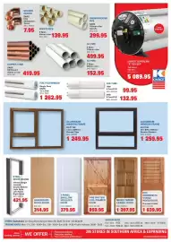 Cashbuild catalogue week 38 Page 2: ALUMINIUM WINDOW FRAME €1.259,95, ALUMINIUM WINDOW FRAME €1.249,95