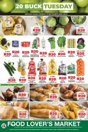 Food Lover's Market catalogue Page 1: Avocados €20,00, Sweetcorn prepacks 4s €20,00