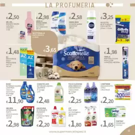 Volantino SpeSì Pagina 11: Chanteclair Detersivo liquido lavatrice €2,48, Amuchina detergente pavimenti €2,20