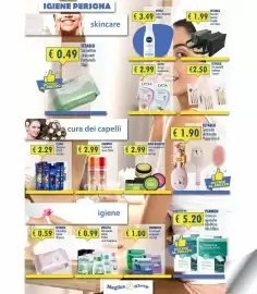 Volantino Magika Shop Pagina 2: Assorbenti anatomici Morbidea €1,00, Garnier Cadonette lacca €2,99
