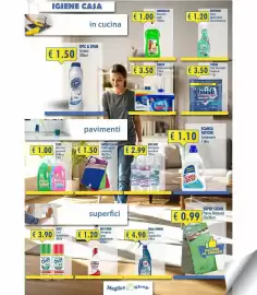 Volantino Magika Shop Pagina 4: Finish Powerball Quantum €3,50, Bioform spray igienizzante con ammoniaca €1,20