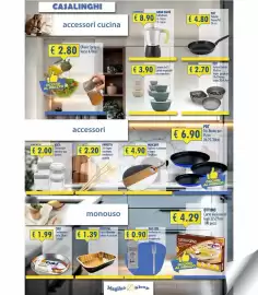 Volantino Magika Shop Pagina 6: Cuki tortiera extra €1,99, Contital Cont. Alluminio Eclipse 4 porzioni €1,39