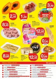 Folleto CashDiplo Página 4: Pan media piamonte €0,50, Papaya €2,49