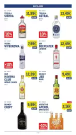 Catálogo Makro semana 38 Página 15: Tequila Sierra Silver €11,99, Vodka wyborowa €7,99