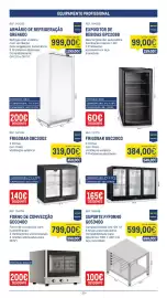 Catálogo Makro semana 38 Página 20: Suporte p/forro gos3400 €599,00, Armário de refrigeração gre4600 €999,00