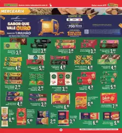 Encarte Redeconomia Página 9: Biscoito piraquê salgadinho €3,79, Biscoito cream cracker €4,39