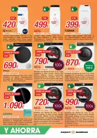 Catálogo Expert Página 3: Bosch secadora wqh246boes €870,00, AEG secadora tr931bbpbc €720,00