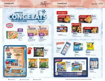 Folleto Plusfresc Página 12: Dr. Oetker Ristorante Quattro Formaggi €1,97, Pescanova corazones de merluza del cabo €6,59