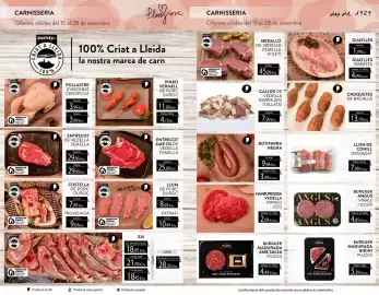 Folleto Plusfresc Página 3: Llom de conill desossat €7,99, Entrecot de vedella femella €29,95