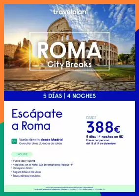 Travelplan (válido hasta el 17-12)
