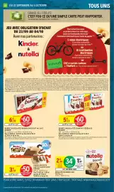 Catalogue Intermarché page 24: Kinder Cards €3,74, Kinder Bueno €6,28