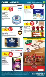 Catalogue Intermarché page 25: ALPINA LES CROZETS NATURE €1,53, Panzani Pipe Rigate €2,24