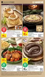 Catalogue Intermarché page 8: BOUDIN NOIR AUX OIGNONS INTERMARCHÉ €6,80, PIZZA RACLETTE €8,40