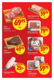 Nya Pulsen reklamblad vecka 38 Sida 3: Scan färsk skinkstek €59,95, Färsk fläskkarré €69,95