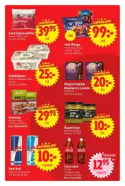 Nya Pulsen reklamblad vecka 38 Sida 7: Paulüns granola €29,95, Björnekulla äppelmös €10,00