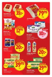 Nya Pulsen reklamblad vecka 38 Sida 9: Arla färskost €10,00, Jarlsbergost €79,95