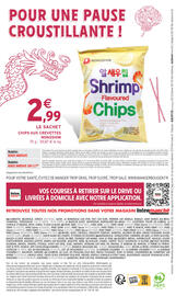 Catalogue Intermarché Contact page 8: NONGSHIM Shrimp Flavoured Chips €2,99