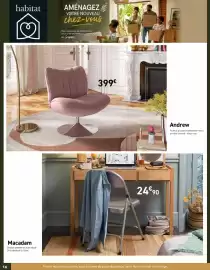 Catalogue Habitat page 16: Macadam €24,90, Andrew €399,00