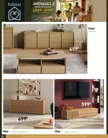 Catalogue Habitat page 20: Bateria €699,00, Chêne - max €599,00