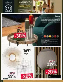 Catalogue Habitat page 6: Cross €55,30, Colors éclaire l'intérieur avec de bouginoir €3,43