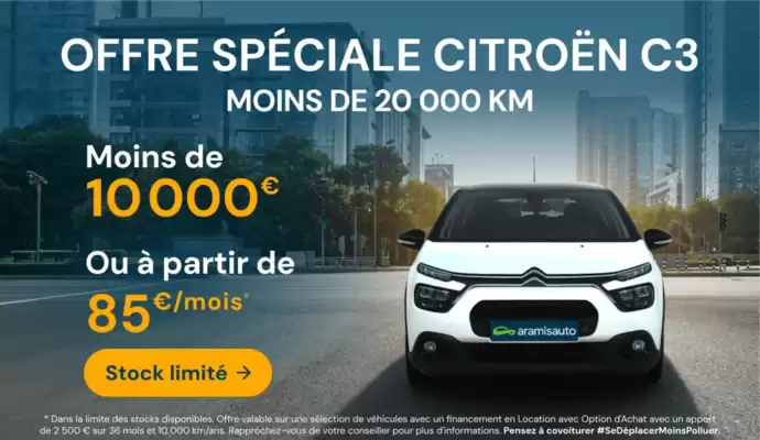 Aramis Auto (valable jusqu'au 30-09)
