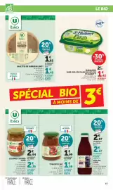 Catalogue Maximarché page 15: St Hubert Margarine €1,42, TOMATES U BIO €1,99
