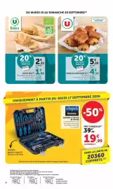 Catalogue Maximarché page 8: U BIO Pain €1,88, U PAINS AU CHOCOLAT €4,16