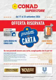 Volantino Conad Superstore settimana 38 Pagina 1
